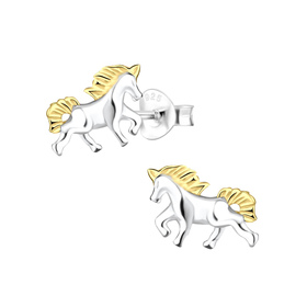 Pferde Ohrringe 925 Silber