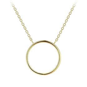 Runde Halskette 925 Silber