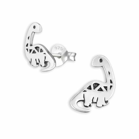 Kinder Ohrstecker Dinosaurier aus 925 Sterling Silber