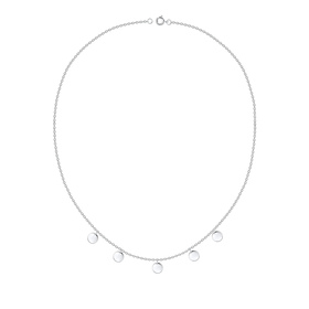 Runde Halskette 925 Silber