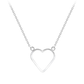 Herz Halskette 925 Silber