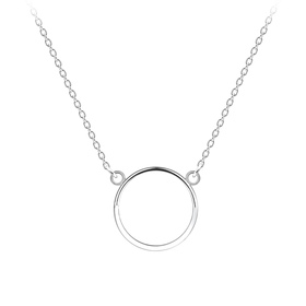 Runde Halskette 925 Silber