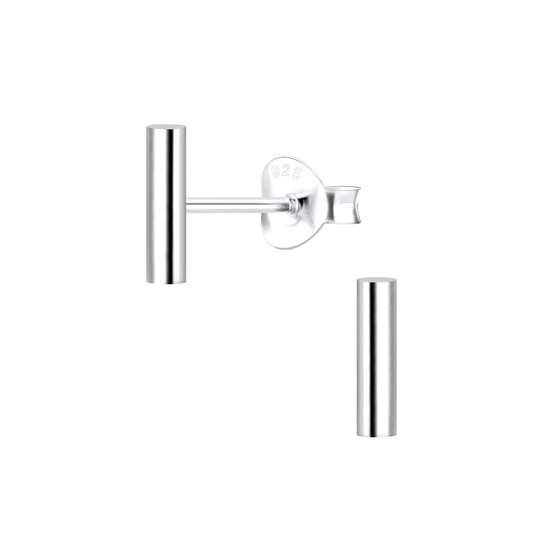 Stab Ohrringe 925 Silber