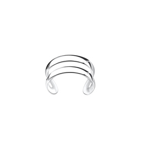 Runde Ohrklemme 925 Silber