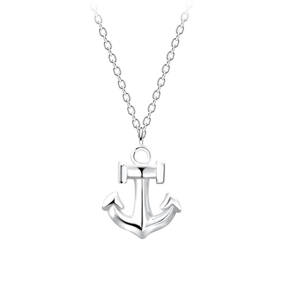 Anker Halskette 925 Silber