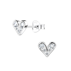 Herz Ohrringe 925 Silber