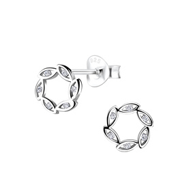 Kranz Ohrringe 925 Silber