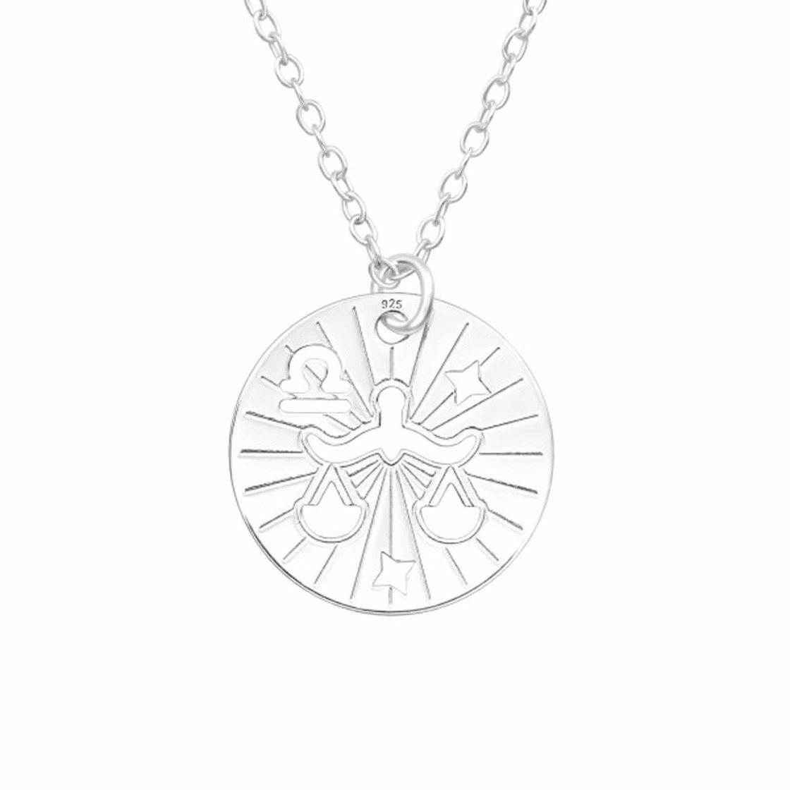 Waage Sternzeichen Ohrringe aus 925 Silber