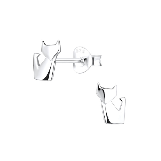 Fuchs Ohrringe 925 Silber
