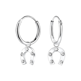 Hufeisen Creolen 925 Silber