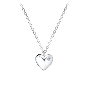 Herz Halskette 925 Silber