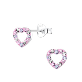 Herz Ohrringe 925 Silber