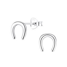 Hufeisen Ohrringe 925 Silber