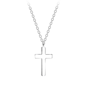 Kreuz Halskette 925 Silber