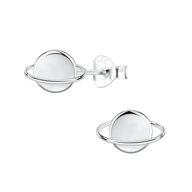Saturn Ohrringe 925 Silber