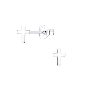 Kreuz Ohrringe 925 Silber