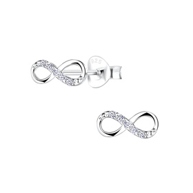 Infinity Ohrringe 925 Silber