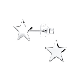 Stern Ohrringe 925 Silber