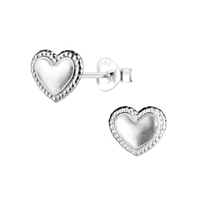 Herz Ohrringe 925 Silber
