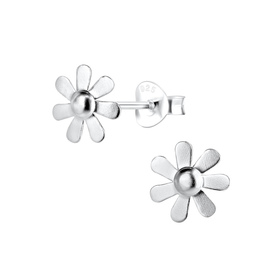 Blumen Ohrringe 925 Silber