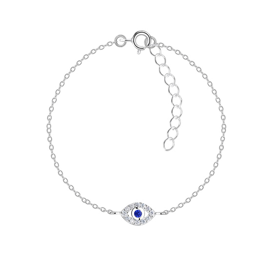 Evil Eye Armband 925 Silber