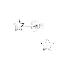 Stern Ohrringe 925 Silber