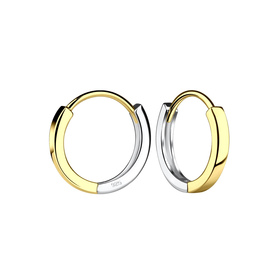 13mm Huggie Ohrringe 925 Silber