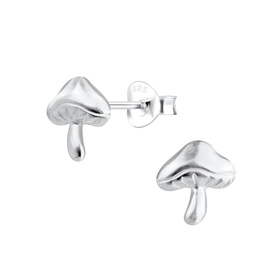 Pilz Ohrringe 925 Silber