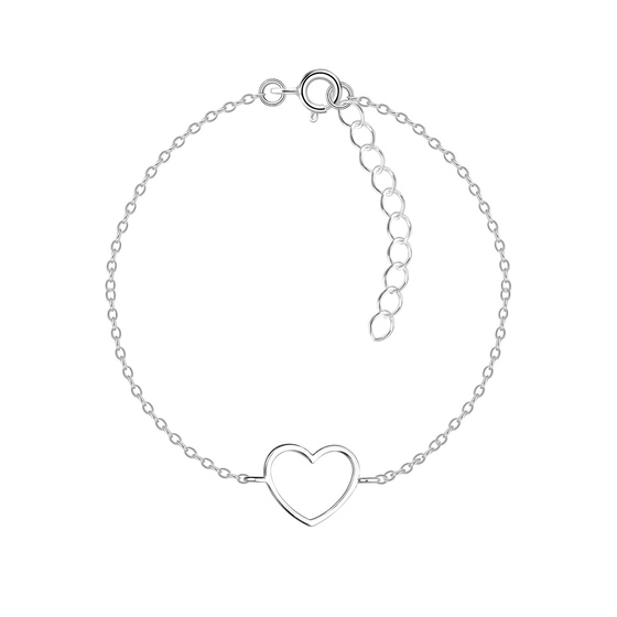 Herz Armband 925 Silber