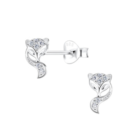 Fuchs Ohrringe 925 Silber