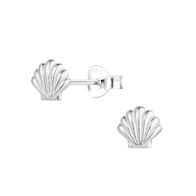Muschel Ohrringe 925 Silber