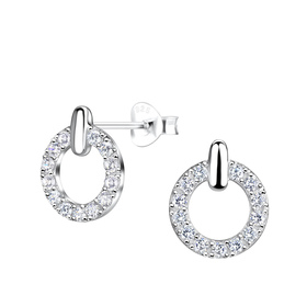 Geometrische Ohrringe 925 Silber