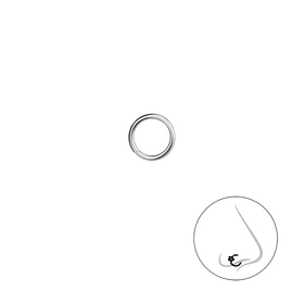 6mm Nasenring Nasenstecker 925 Silber