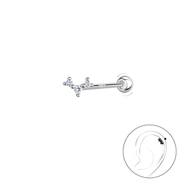 Knorpel Ohrringe 925 Silber
