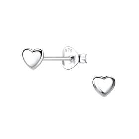 Herz Ohrringe 925 Silber