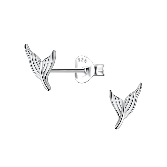 Meerjungfrauenschwanz Ohrringe 925 Silber