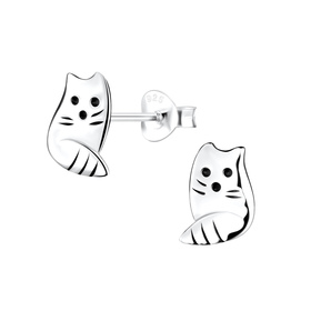 Fuchs Ohrringe 925 Silber