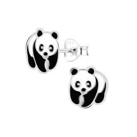 Panda Kinderohrringe 925 Silber