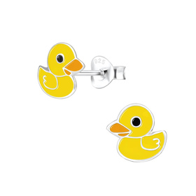 Enten Kinderohrringe 925 Silber