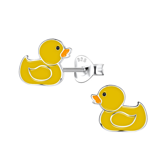 Enten Kinderohrringe 925 Silber
