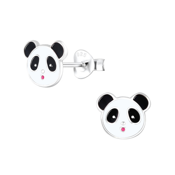 Panda Kinderohrringe 925 Silber