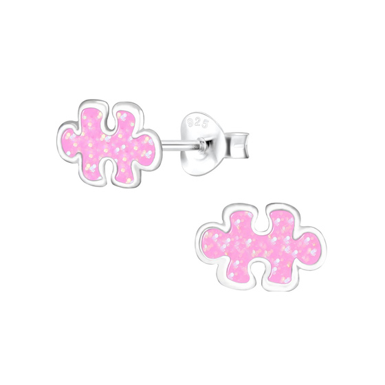 Puzzle Kinderohrringe 925 Silber
