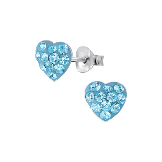 Herz Ohrringe 925 Silber