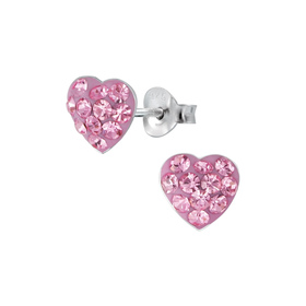 Herz Ohrringe 925 Silber