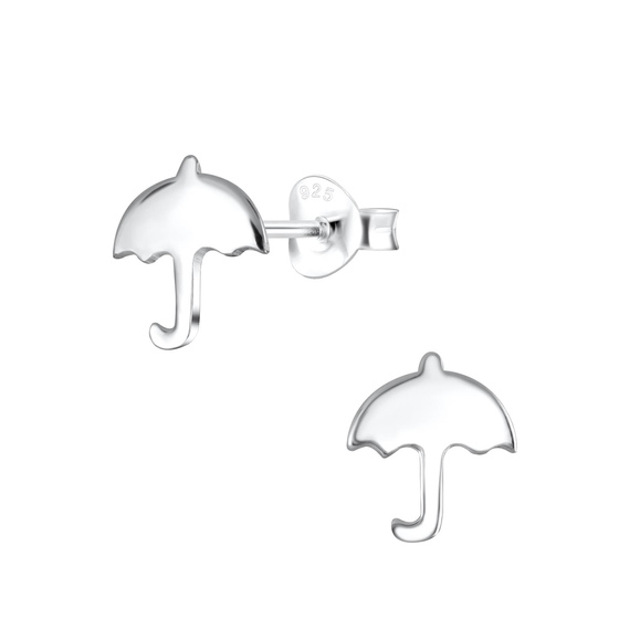 Regenschirm Kinderohrringe 925 Silber