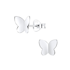 Schmetterling Kinderohrringe 925 Silber