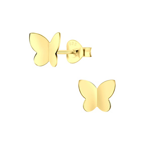 Schmetterling Kinderohrringe 925 Silber