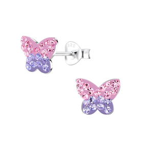 Schmetterling Ohrringe 925 Silber
