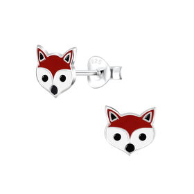 Fuchs Kinderohrringe 925 Silber