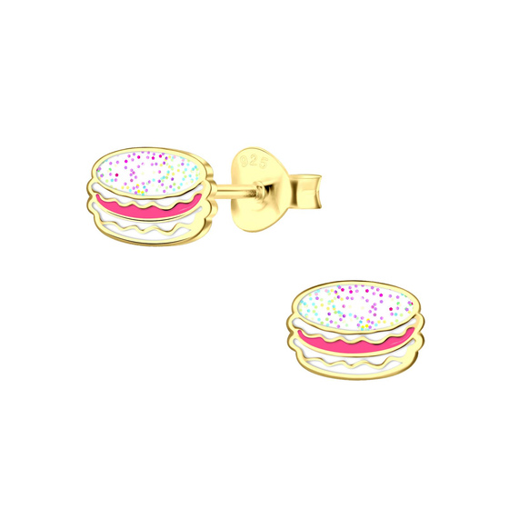 Macaron Kinderohrringe 925 Silber